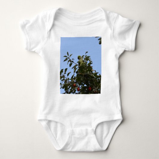 Groene parkiet romper (Voorkant)