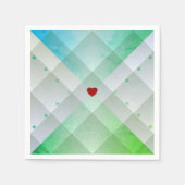 Groene Partij Servet (Voorkant)