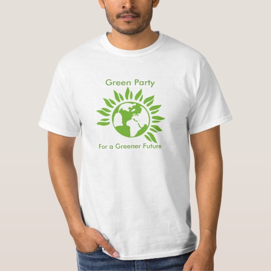 Groene Partij T-shirt (Voorkant)