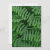 groene partij voor de Natuur van varens Kaart (Achterkant)