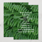 groene partij voor de Natuur van varens Kaart (Voorkant / Achterkant)