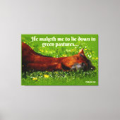 Groene pasta canvas afdruk (Voorkant)