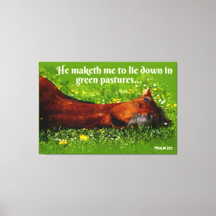 Groene pasta canvas afdruk