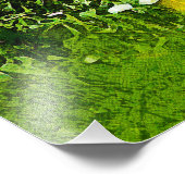 Groene pasta foto afdruk (Hoek)