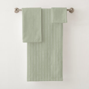 Groene pastel. bad handdoek