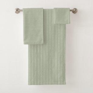 Groene pastel. bad handdoek