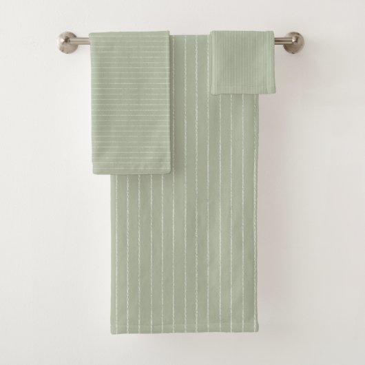 Groene pastel. bad handdoek (Insitu)