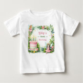 Groene pastel fee verjaardag - (Voorkant)