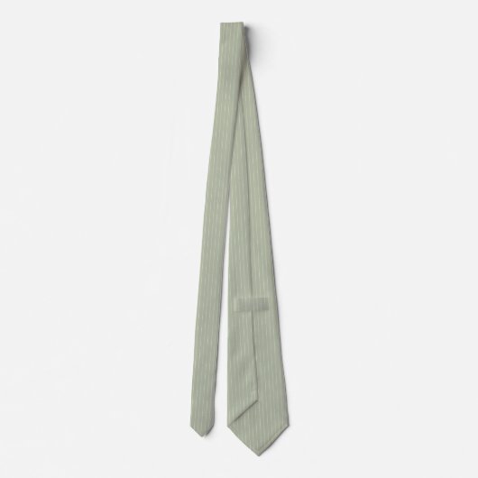 Groene pastel. stropdas (Achterkant)
