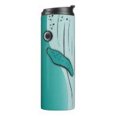 Groene pastelvinvis thermosbeker (Gedraaid links)