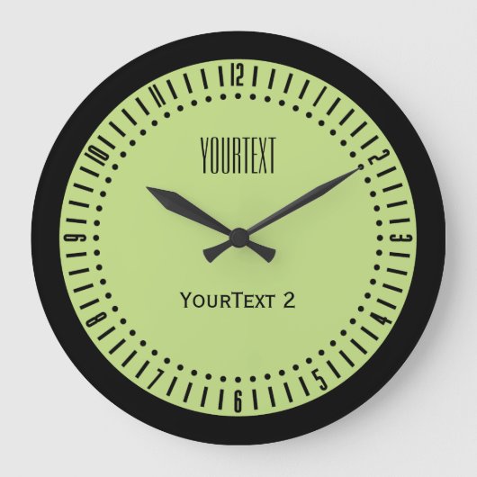 Groene pastolaire lentkleur voor persoonlijk gebru grote klok (Voorkant)