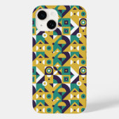 groene patronen Case-Mate iPhone case (Achterkant)