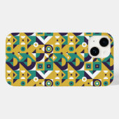 groene patronen Case-Mate iPhone case (Achterkant (horizontaal))