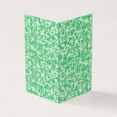 Groene Patronen Gevouwen Kaarten | Moderne Minimal (Buitenkant)