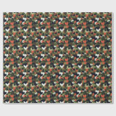 Groene Patroon Hart Camouflage Cadeaupapier (Vlak)
