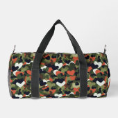 Groene Patroon Hart Camouflage Plunjezak (Achterkant)