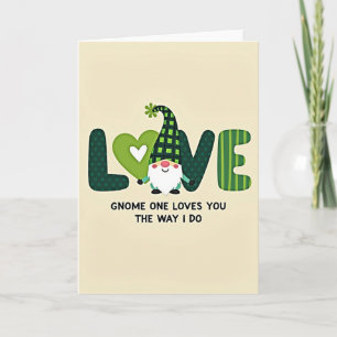 Groene Patroon Liefde Kabouterkaart Kaart