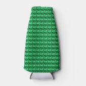 Groene Patroon Smaragd Flesjeskoeler (Voorkant)