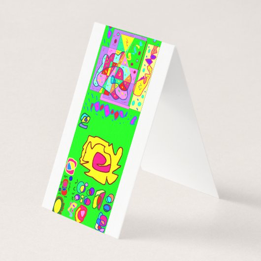 Groene patroonkaart geen bericht aan beide zijden  kaart (Achterkant)