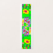 Groene patroonkaart geen bericht aan beide zijden  kaart (Buitenkant ongevouwen)