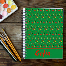 Groene patroonpapaverplant planner