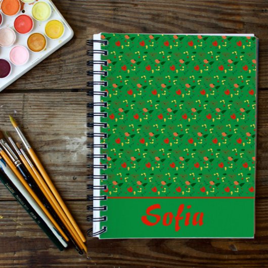 Groene patroonpapaverplant planner