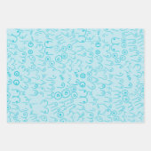 groene patroonplaten voor papieronmiddellijke verp inpakpapier vel (Voorkant 3)