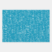 groene patroonplaten voor papieronmiddellijke verp inpakpapier vel (Voorkant)