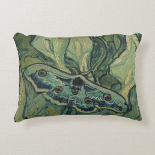 Groene Pauw (Keizer) Mot door Vincent van Gogh Accent Kussen