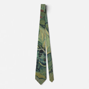 Groene Pauw (Keizer)vlinder door Vincent van Gogh Stropdas