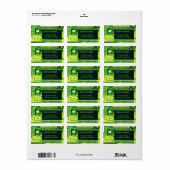 Groene PCB-plaat, elektronische onderdelen gedrukt Etiket (Full Sheet)