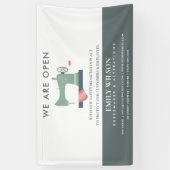 GROENE PEACH PINK SEWWEWMACHINE TAILOR OPENEN SPANDOEK (Verticaal)