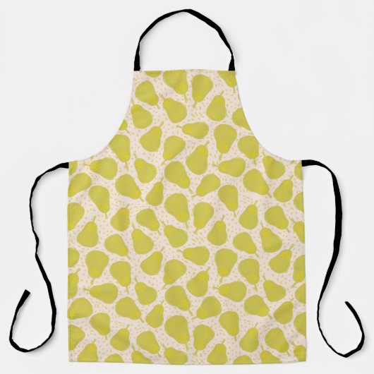 Groene Peer All-Over Print Schort (Voorkant)