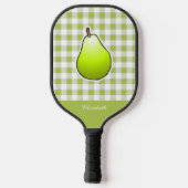 Groene Peer Pickleball Paddle (Achterkant)