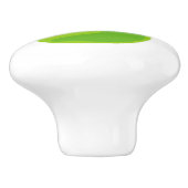 Groene peer tekening aangepaste keramische trekkno knop (Zijkant)
