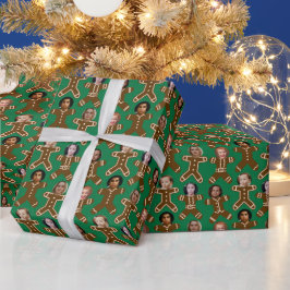 Groene peperkoek Vrienden en Familie Vakantie Cadeaupapier