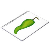 Groene Pepper Notitieboek (Linkerzijde)