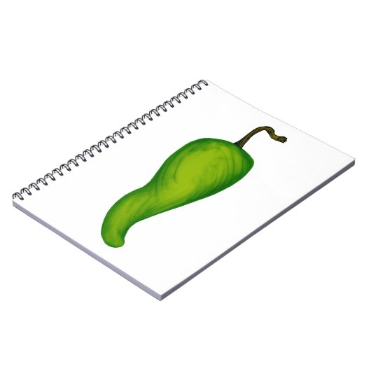 Groene Pepper Notitieboek (Linkerzijde)