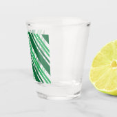Groene peppermint shot glas (Rechts)