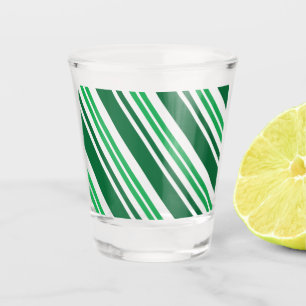 Groene peppermint shot glas