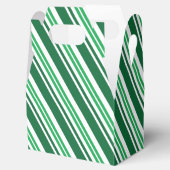 Groene Peppermint Stripe Bedankdoosjes (Geopend)