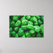 Groene Peppers Canvas Afdruk (Voorkant)