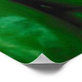 Groene Peppers Poster (Hoek)