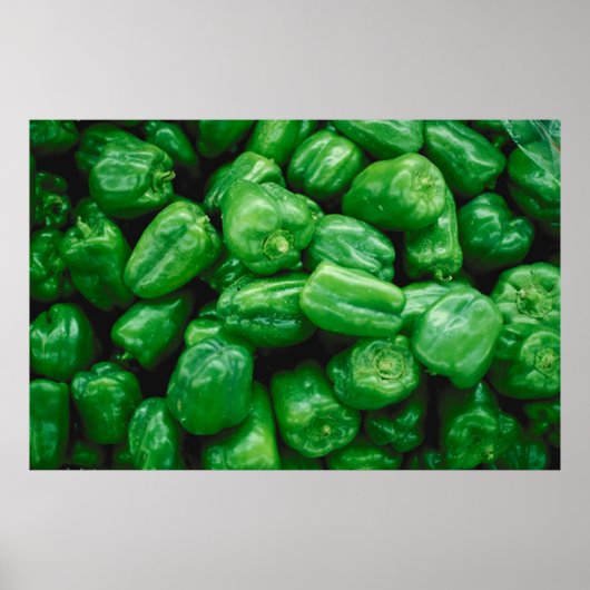 Groene Peppers Poster (Voorkant)