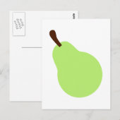 Groene peren briefkaart (Voorkant / Achterkant)
