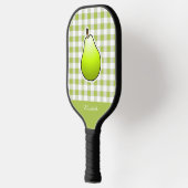 Groene peren pickleball paddle (Links)