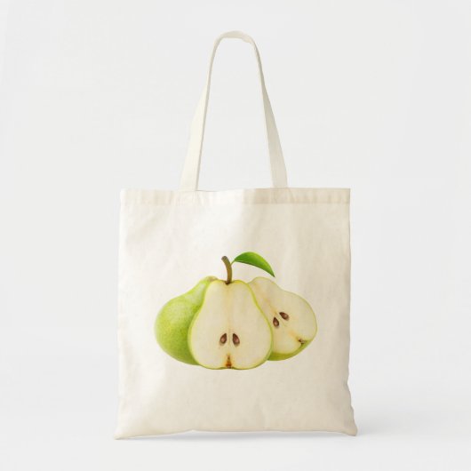 Groene peren tote bag (Voorkant)