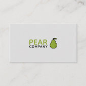 Groene peren visitekaartje (Voorkant)