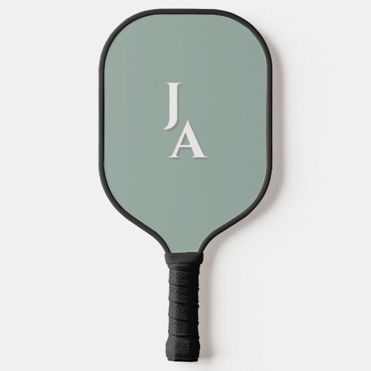 Groene Perfecte Match Koppel Bruiloft Pickleball Paddle (Achterkant)