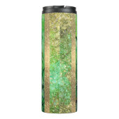 Groene Peridot zeemeermin van Renee Lavoie Thermosbeker (Achterkant)